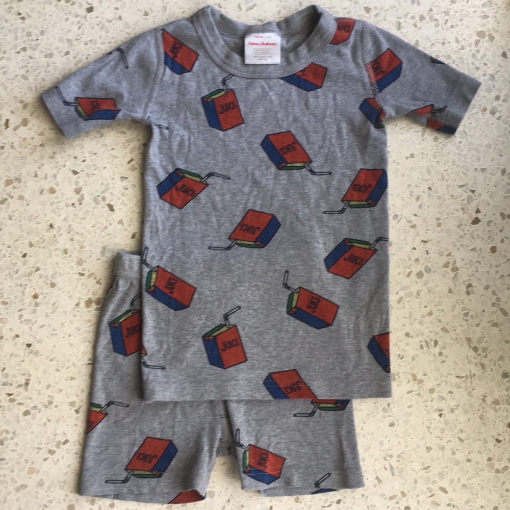 Hanna Andersson juice box pajamas sz 5